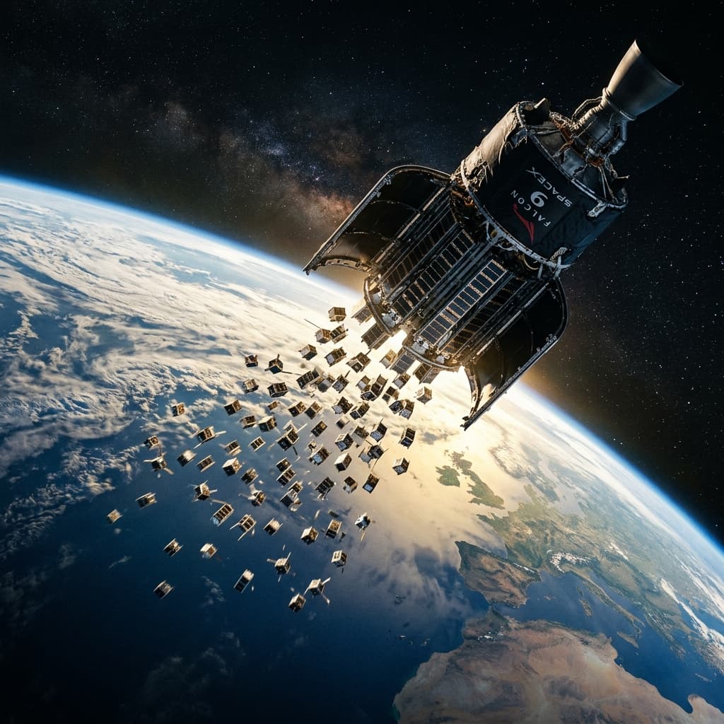 RECORD 480 MICRO-SATELLITES DEPLOYED IN SINGLE STARSHIP MISSION